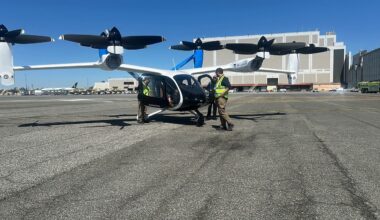 Joby Aviation unveiled its electric helicopter a few years ago. (Spectrum News NY1/Samantha Liebman)
