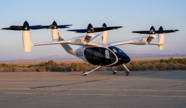 An electric air taxi flies between Manhattan and JFK in NYC for a test