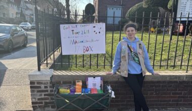 Ashleigh F. sold 3,000 cookies this year, which was enough to be the top seller in all five boroughs by the Girl Scouts of Greater New York. Photo: Ashleigh F.