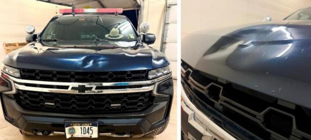 Two Arrested After Throwing Can At New York State Police Car