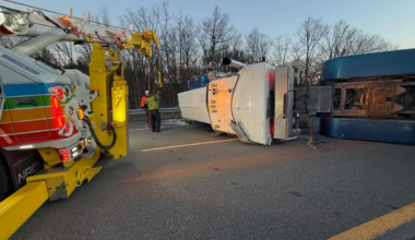 Truck Accident On Route 17 Near New York State Thruway