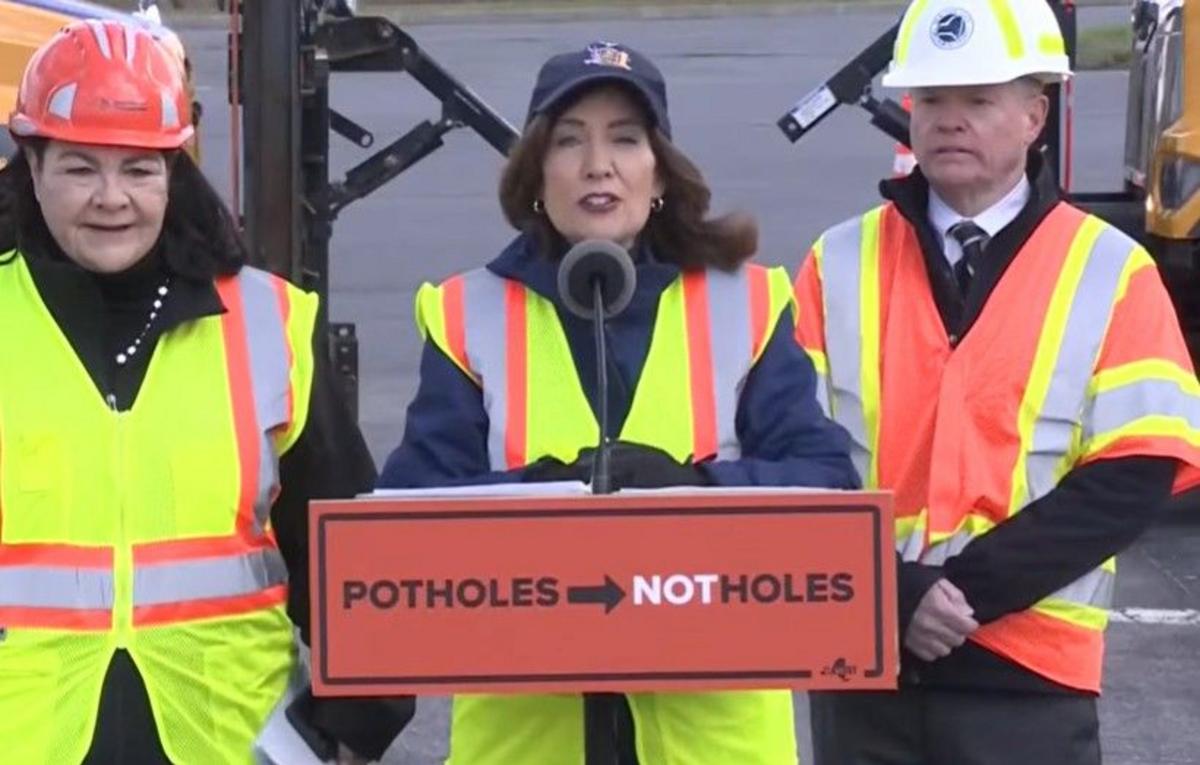 Massive pothole paving project set for New York State