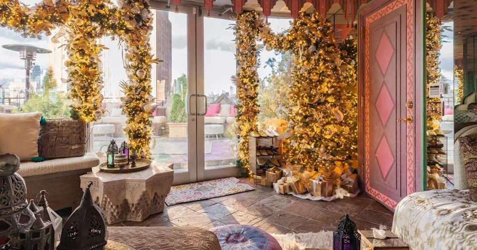 Moroccan Room at a penthouse in Tribeca NYC belonging to Mariah Carey