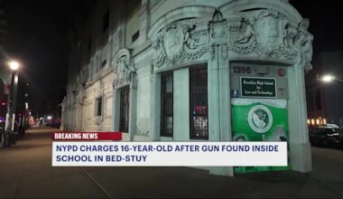 News 12 | Brooklyn | 16-year-old facing gun possession charge after scare inside Bed-Stuy high school