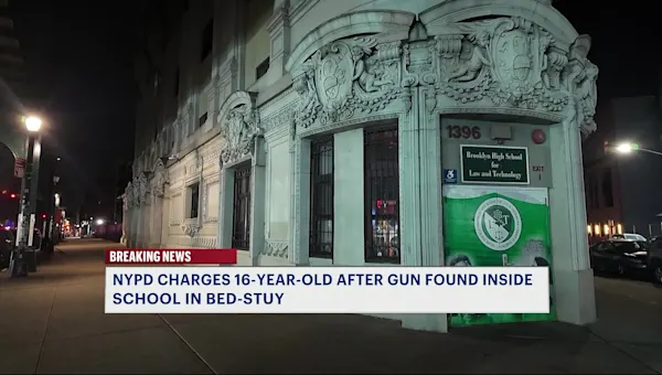 News 12 | Brooklyn | 16-year-old facing gun possession charge after scare inside Bed-Stuy high school