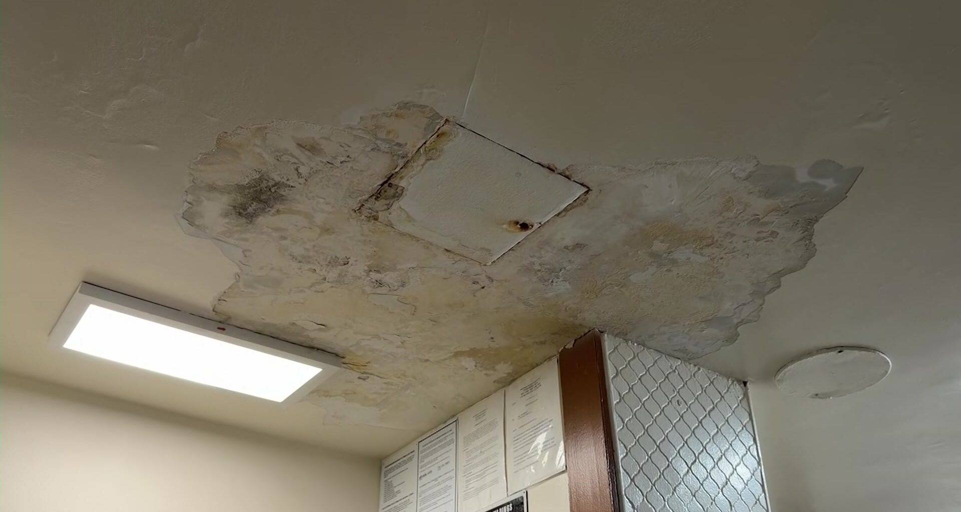 News 12 | Brooklyn | Ongoing Leak Leaves Mail And Packages Wet Inside Kensington Building