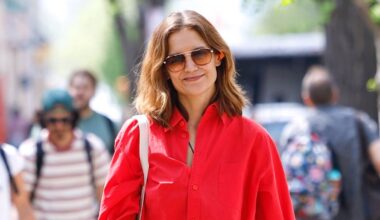Katie Holmes shows off her youthful glow during colorful NYC outing