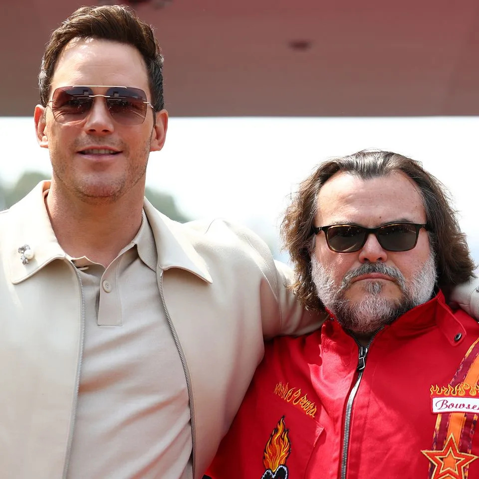 Chris Pratt and Jack BlackCredit: Clive Mason/Getty