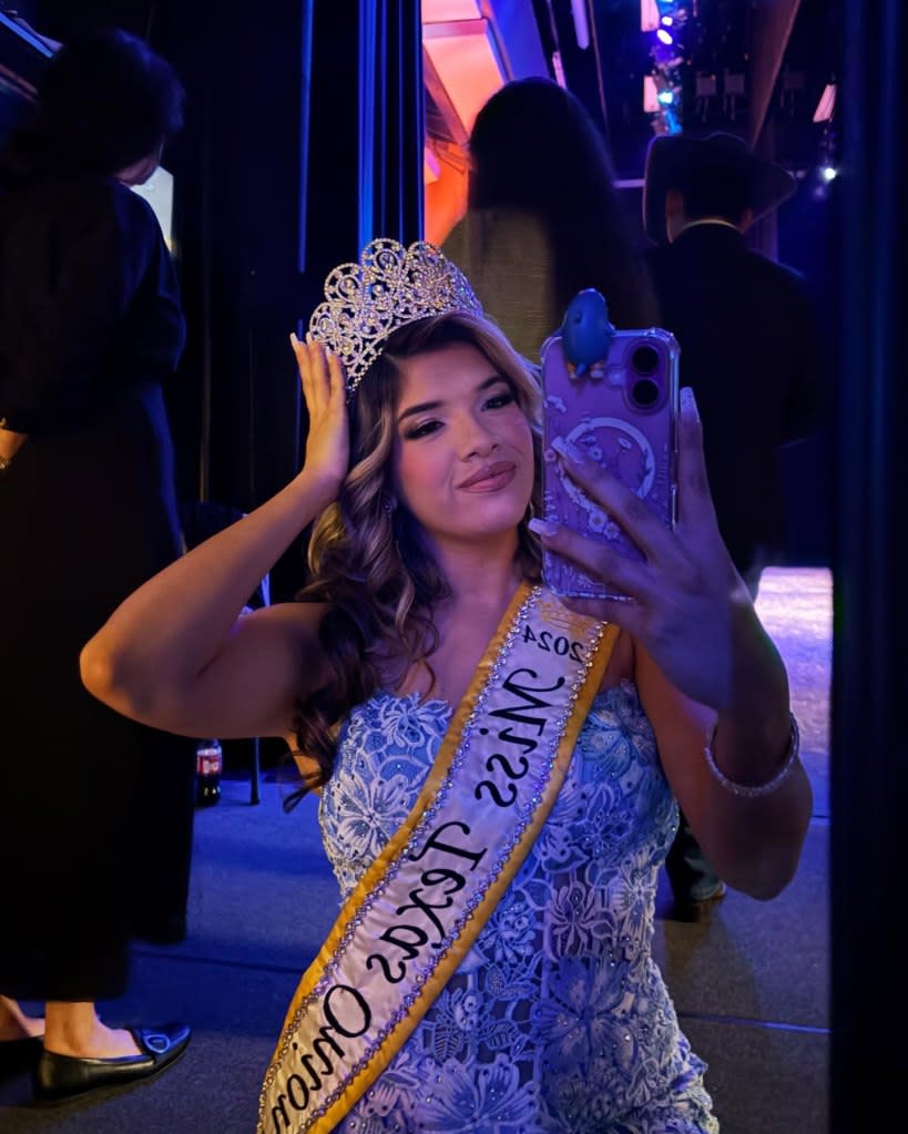 Larissa Rodriguez was crowned the inaugural Junior Miss Weslaco, and won the Miss Texas Onion Fest 2024. Facebook