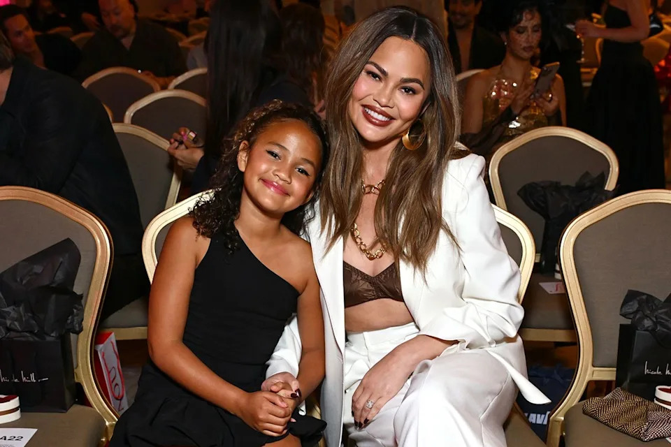 Luna Legend and Chrissy TeigenCredit: Michael Kovac/Getty