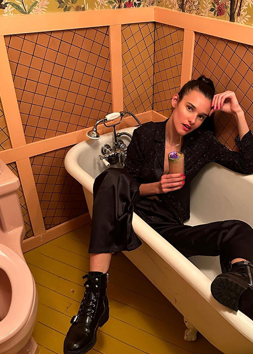 HiLot has one of the best bar bathrooms in NYC.