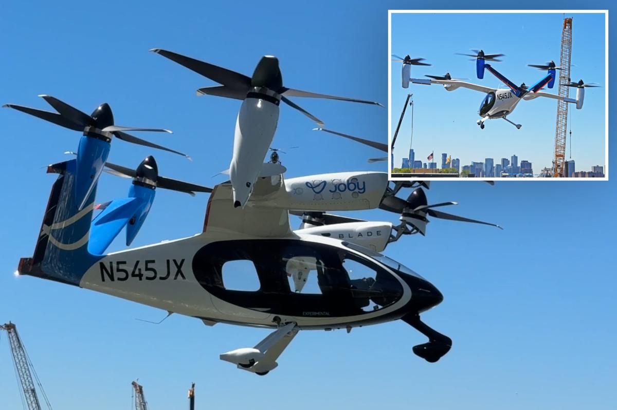Air-taxi company completes first NYC test flight of 'Jetsons'-like craft