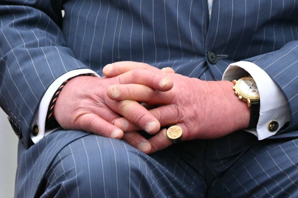 King Charles III royal ring.