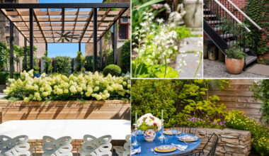 brooklyn gardens - collage of outdoor spaces
