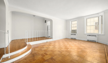 brooklyn - art deco era apartment with a sunken living room