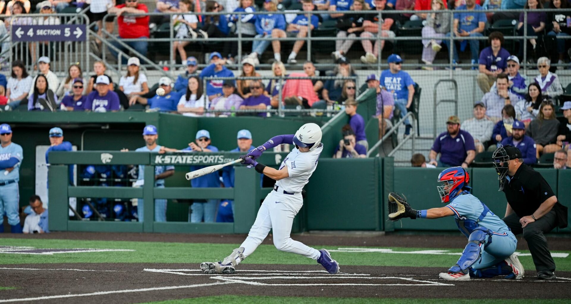 Kansas sweeps Sunflower Showdown in Manhattan