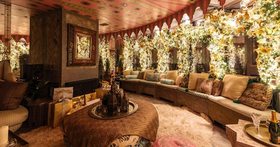 Moroccan Room at a penthouse in Tribeca NYC belonging to Mariah Carey