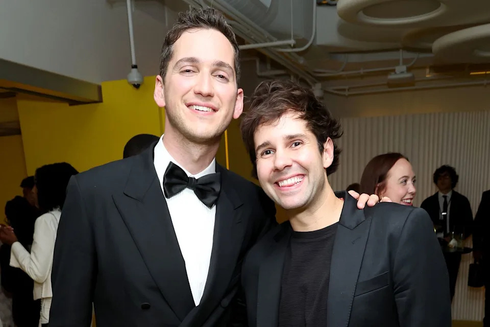 Matt Friend and David DobrikCredit: Phillip Faraone/Getty