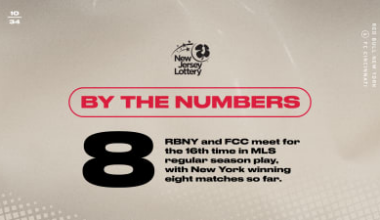BY THE NUMBERS, pres. by NJ Lotto: FC Cincinnati vs. Red Bull New York
