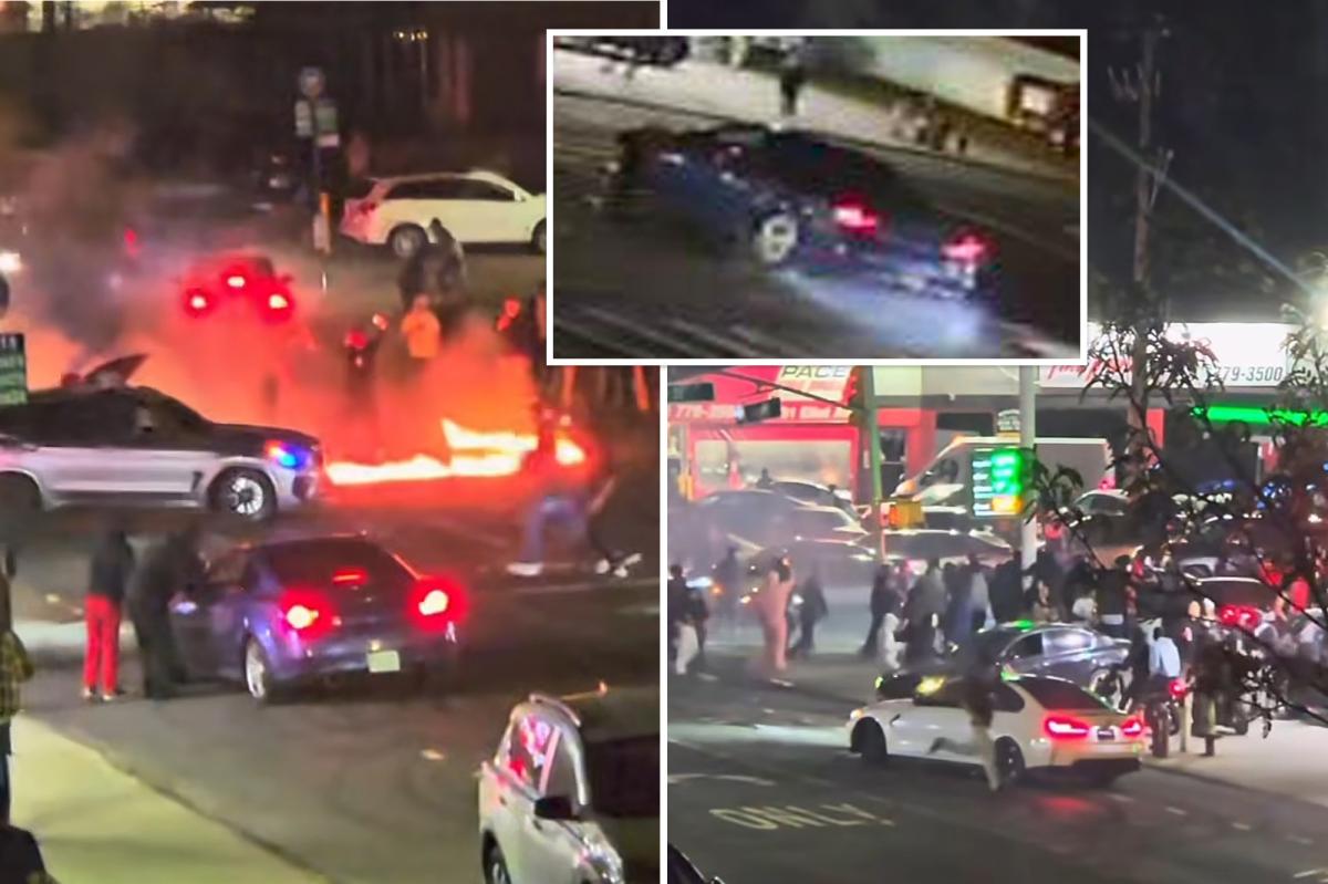 2 vehicles seized in fiery NYC car meetup fiasco as pol calls on NYPD for more patrols to end menace