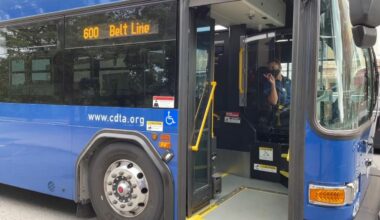a cdta bus as seen from riders' entrance