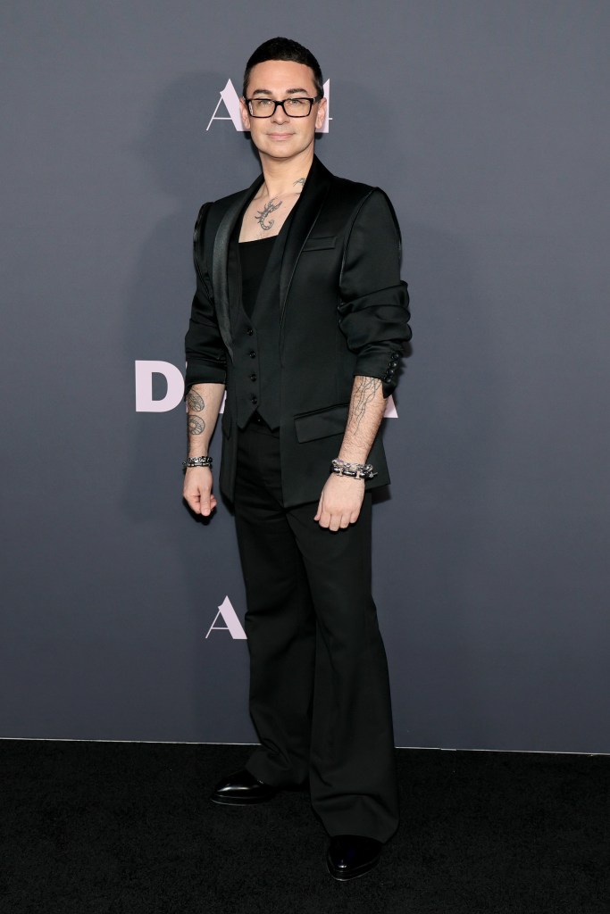 Christian Siriano attends the premiere of "The Drama" 