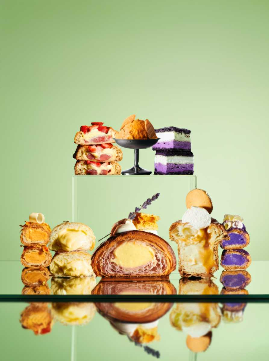 A selection of pastries from Supermoon Bakehouse.