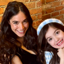 Connie Gibilaro with her daughter. Photo: Connie Gibilaro