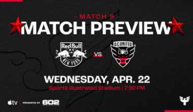 Match Preview: D.C. United at New York Red Bulls | Wednesday, April 22, 2026