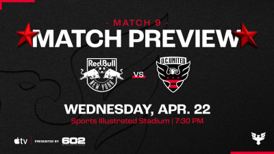 Match Preview: D.C. United at New York Red Bulls | Wednesday, April 22, 2026