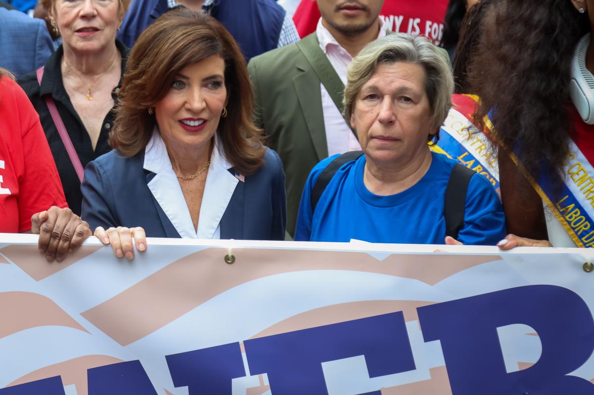 Hochul in talks to make fat pork union deal that could lower retirement age for teachers to 55 — as part of staggering $1.5B plan