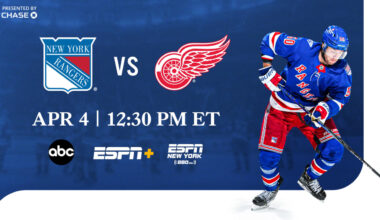 Rangers vs. Red Wings: Pregame Notes