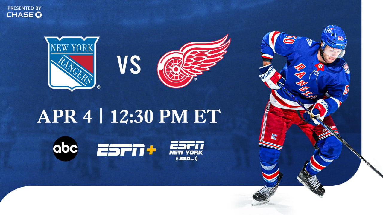Rangers vs. Red Wings: Pregame Notes