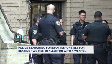 News 12 | Bronx | Bloody Scene Unfolds Outside Allerton Building After 2 Men Attacked With Stick Or Baton