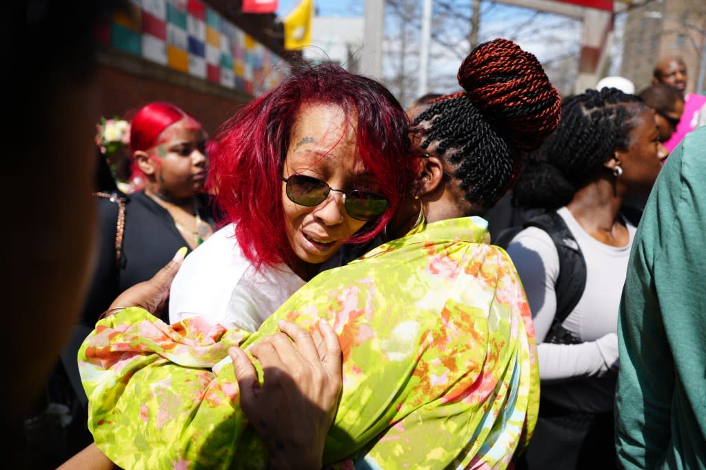 The baby was “an angel, always smiling, always a beautiful individual,” grandmother Christine Poitier told the mourners. James Keivom