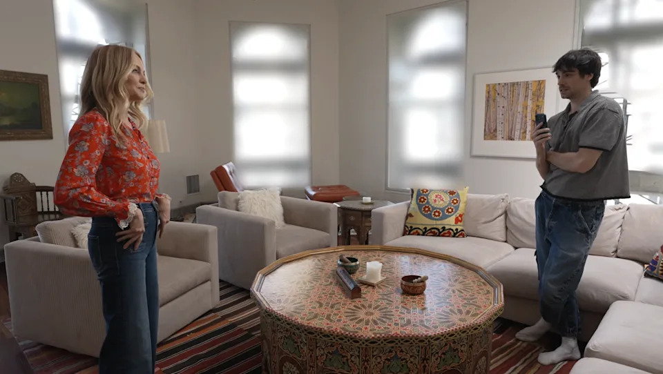 “You can be on vacation when you’re home,” she told Simpson of the space.