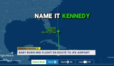 News 12 | Brooklyn | Mother delivers baby mid-flight on a plane to New York