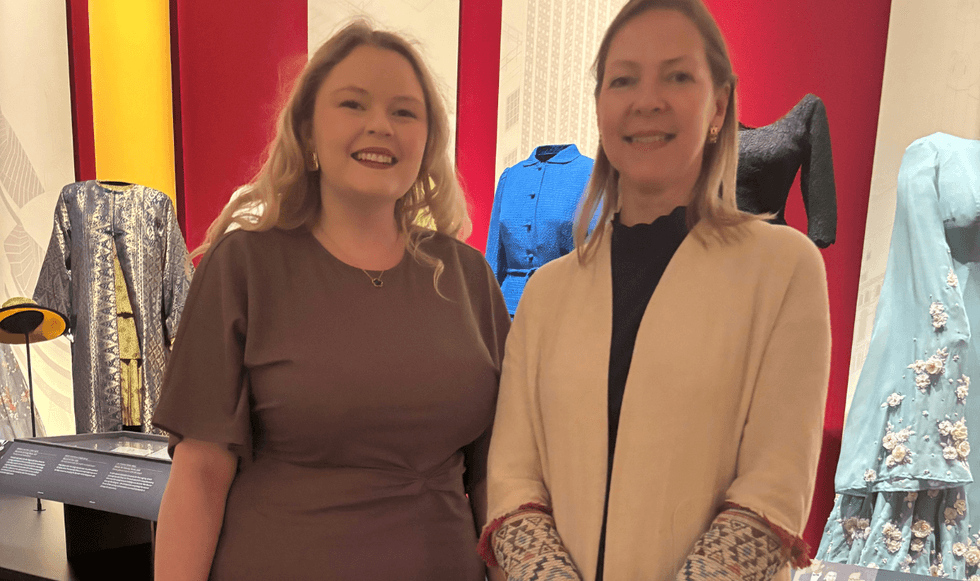 Dorothy Reddin and Caroline de Guitaut