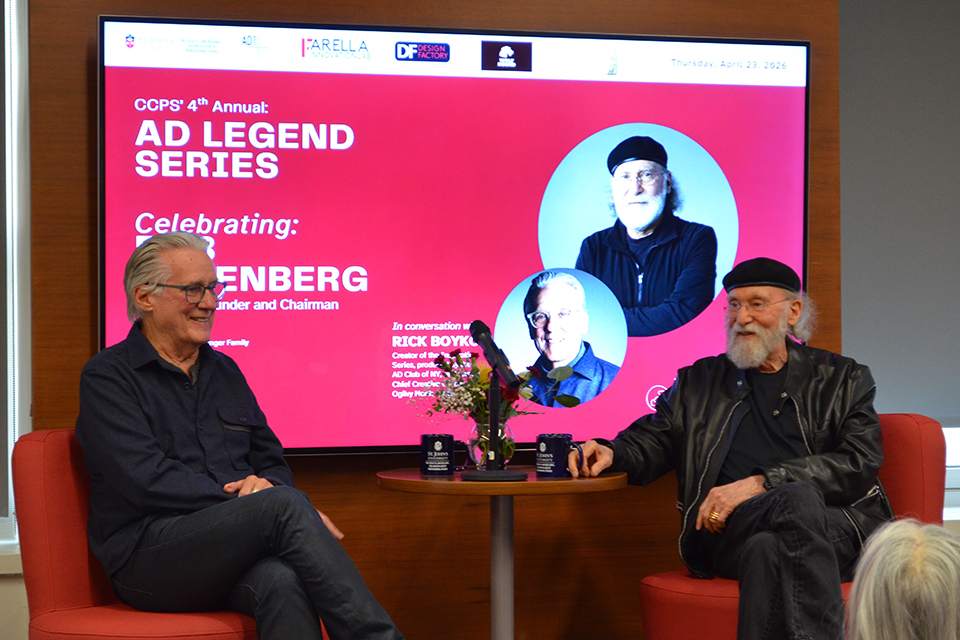Ad Icon Bob Greenberg Inspires St. John’s Advertising Students