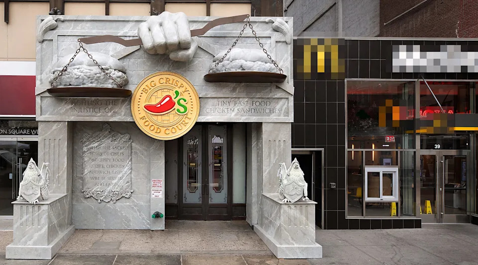 The Chili's storefront in NYC grabbed the curiosity of locals this past weekend.