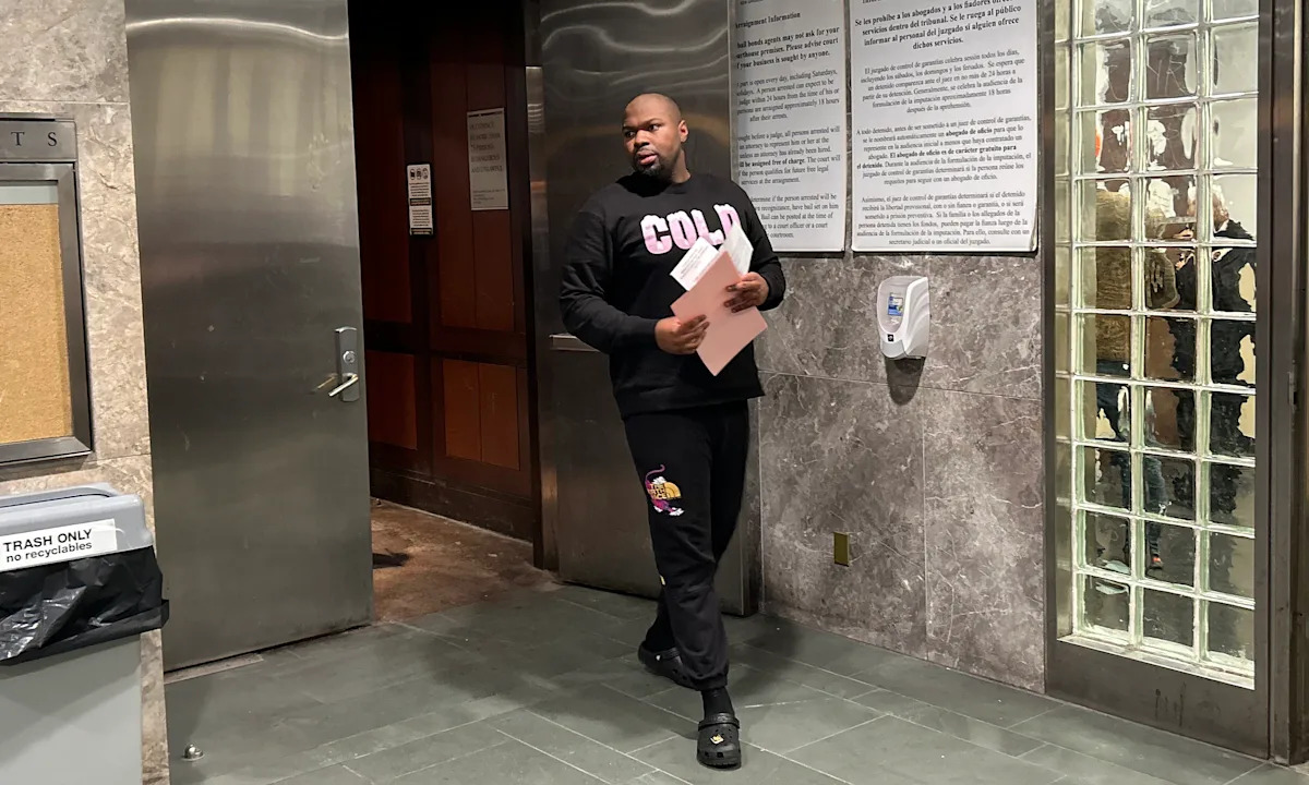 Queens man, 34, accused of stabbing couple in dog pee clash released on no bail