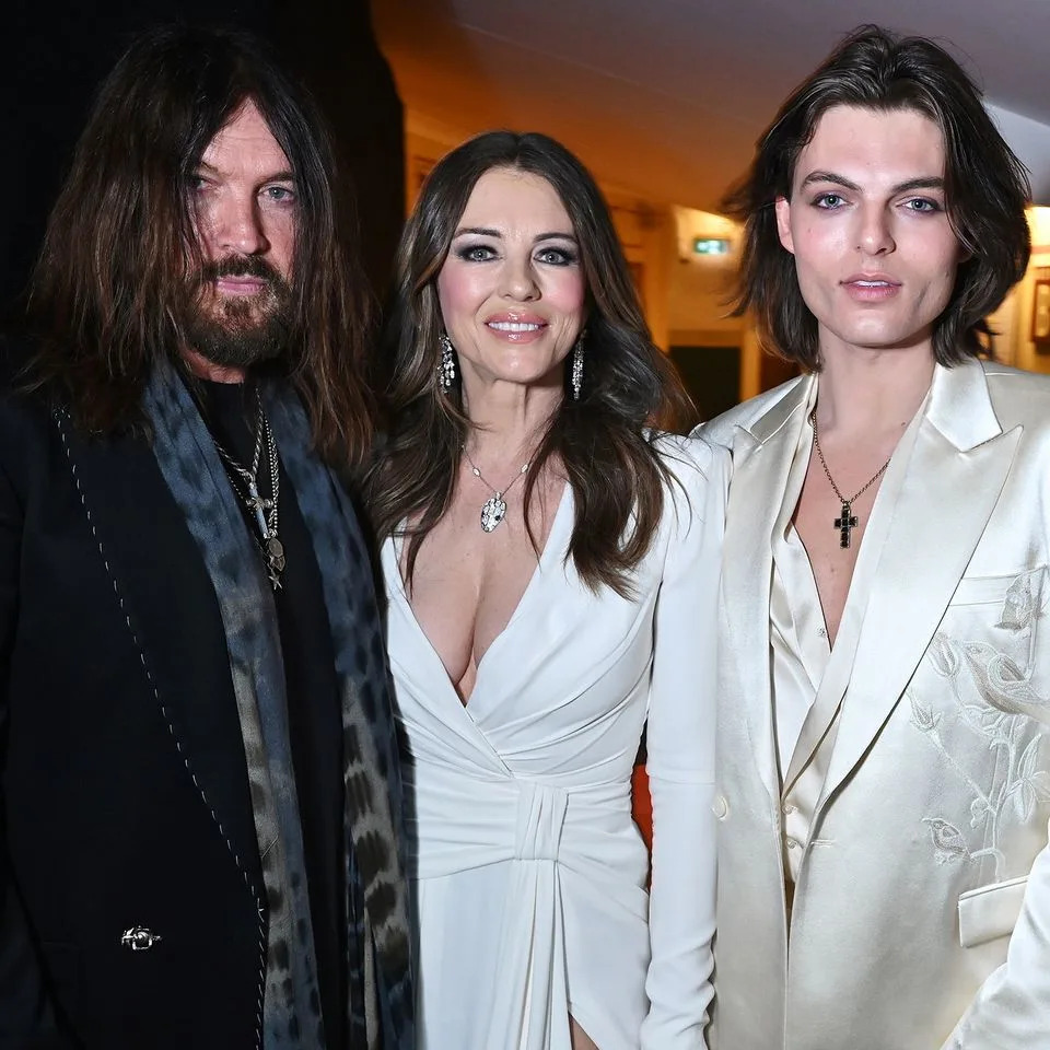 Billy Ray Cyrus with Elizabeth Hurley and Damian HurleyCredit: Dave Benett/Getty