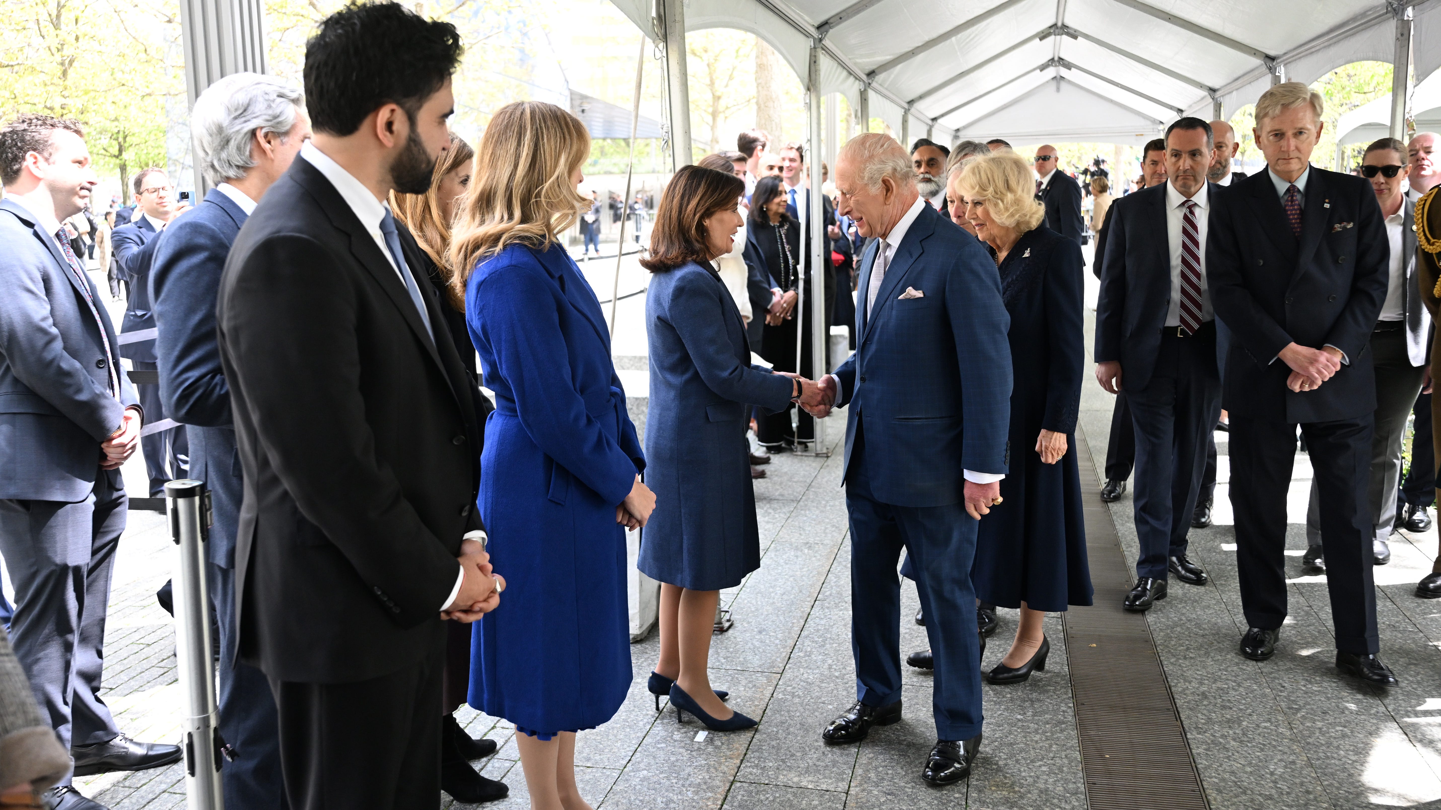 King Charles III And Queen Camilla Visit New York City During Their US State Visit
