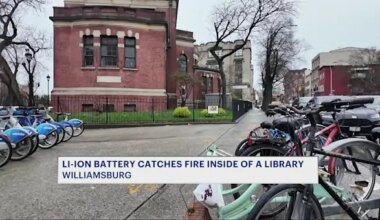 News 12 | Brooklyn | FDNY called to battery fire inside Williamsburg library