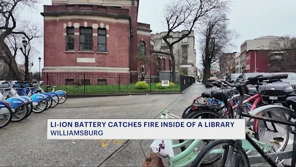 News 12 | Brooklyn | FDNY called to battery fire inside Williamsburg library