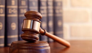 Stock image of a judge’s gavel