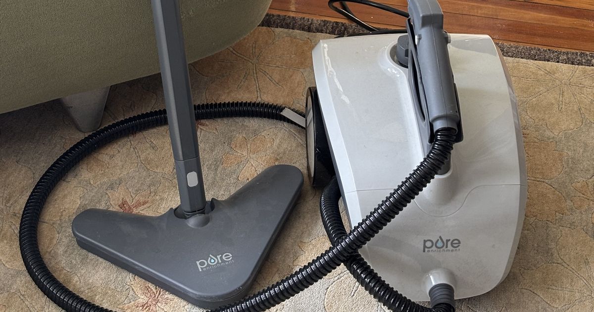 This $100 Steam Mop Deep-Cleans My Bathroom in 30 Minutes