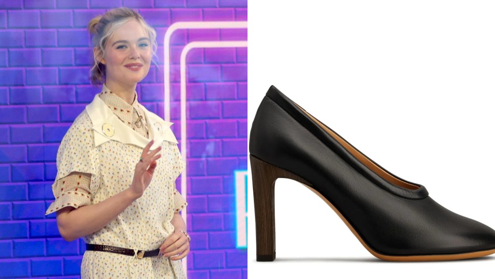 Elle Fanning is seen at the "Today" show on Wednesday in New York City.