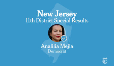 New Jersey 11th Congressional District Special 2026: Live Election Results, Mejia vs. Hathaway