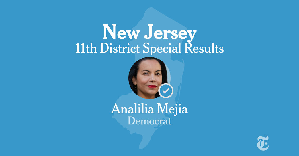 New Jersey 11th Congressional District Special 2026: Live Election Results, Mejia vs. Hathaway